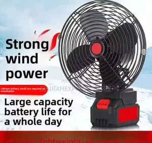 Portable Wireless Rechargeable Camping Fan With 2 Batteries