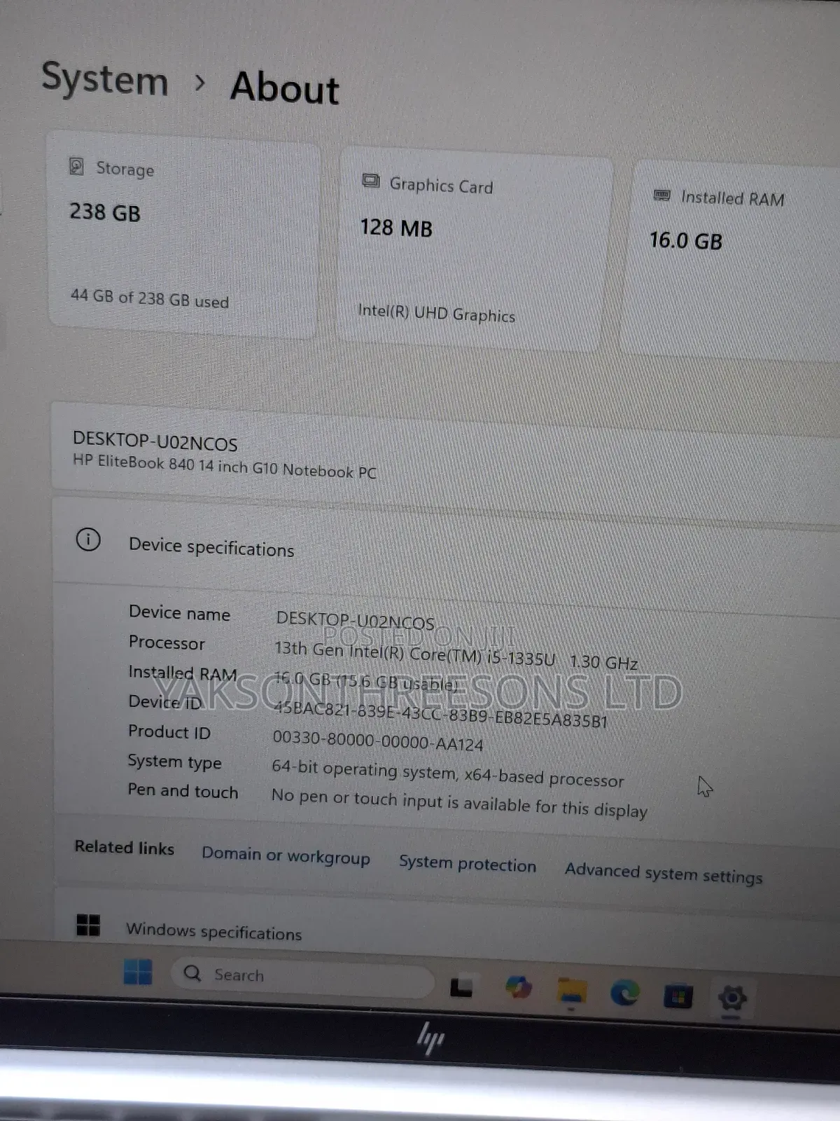 Laptop HP EliteBook 840 16GB Intel Core I5 SSD 256GB