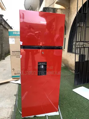 Hisense Ref 205 DRB Red 204l Fridge With Built-in Dispenser