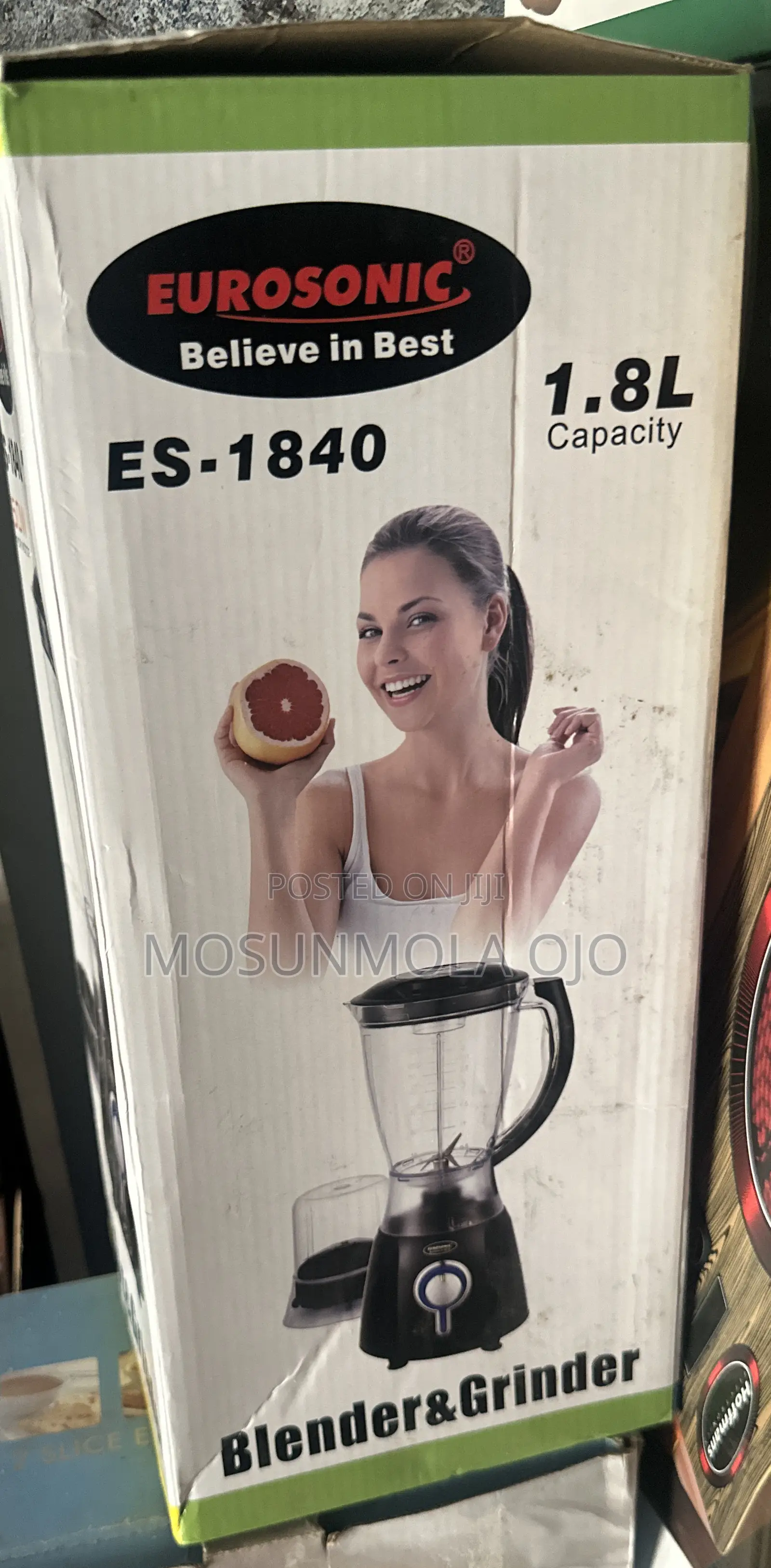 1.8l Eurosonic Blender Grinder