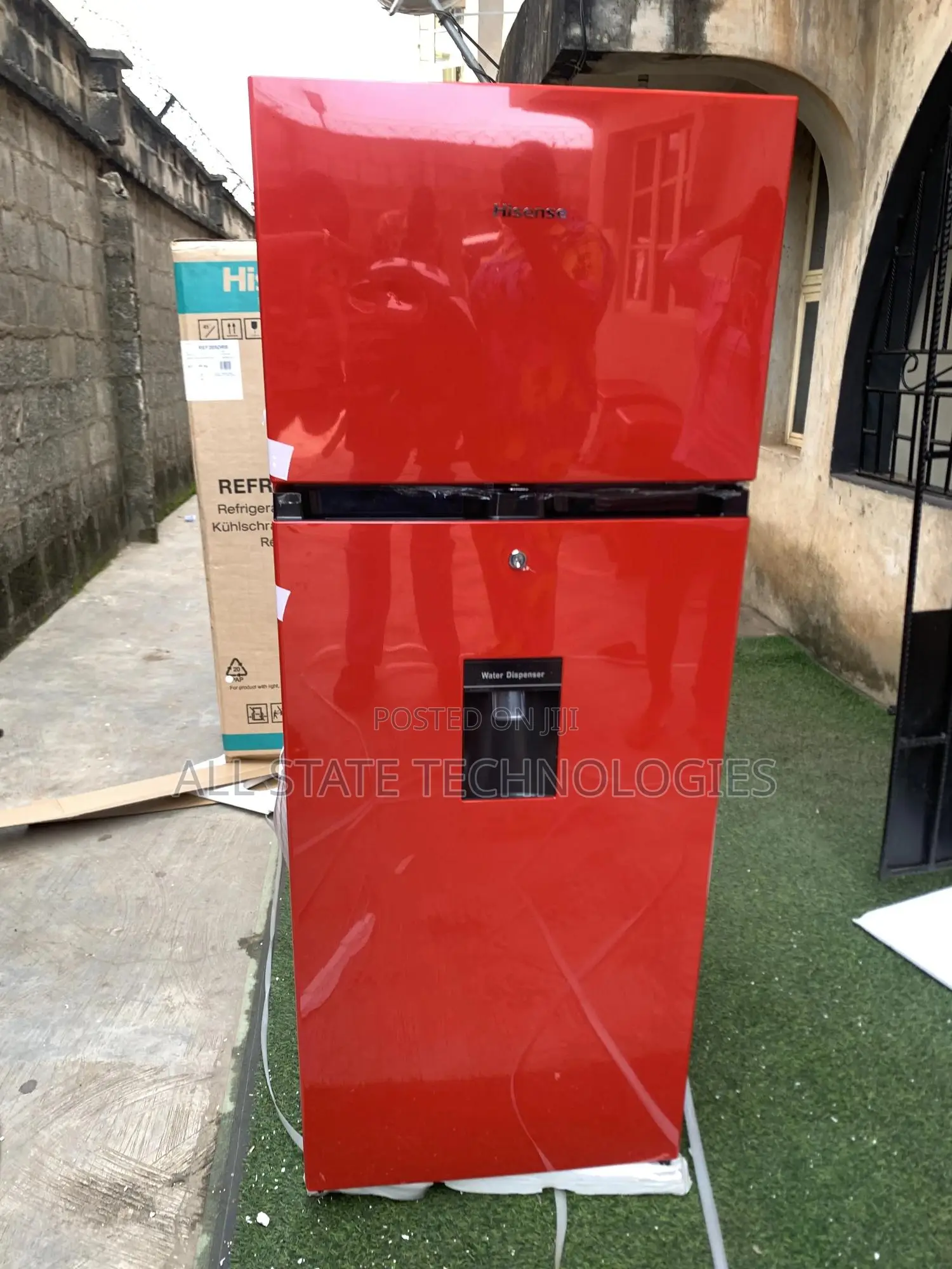 Hisense Ref 205 DRB Two-Section Refrigerator, 204 Litres, Red