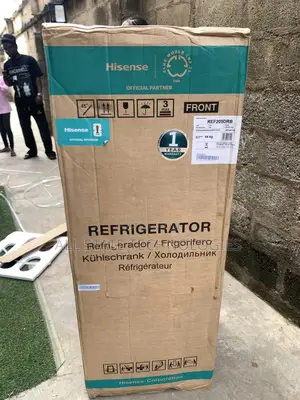 Hisense Ref 205 DRB Two-Section Refrigerator, 204 Litres, Red