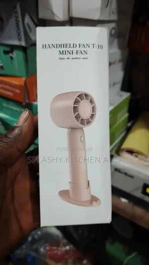 Handheld Digital Rechargeable Fan