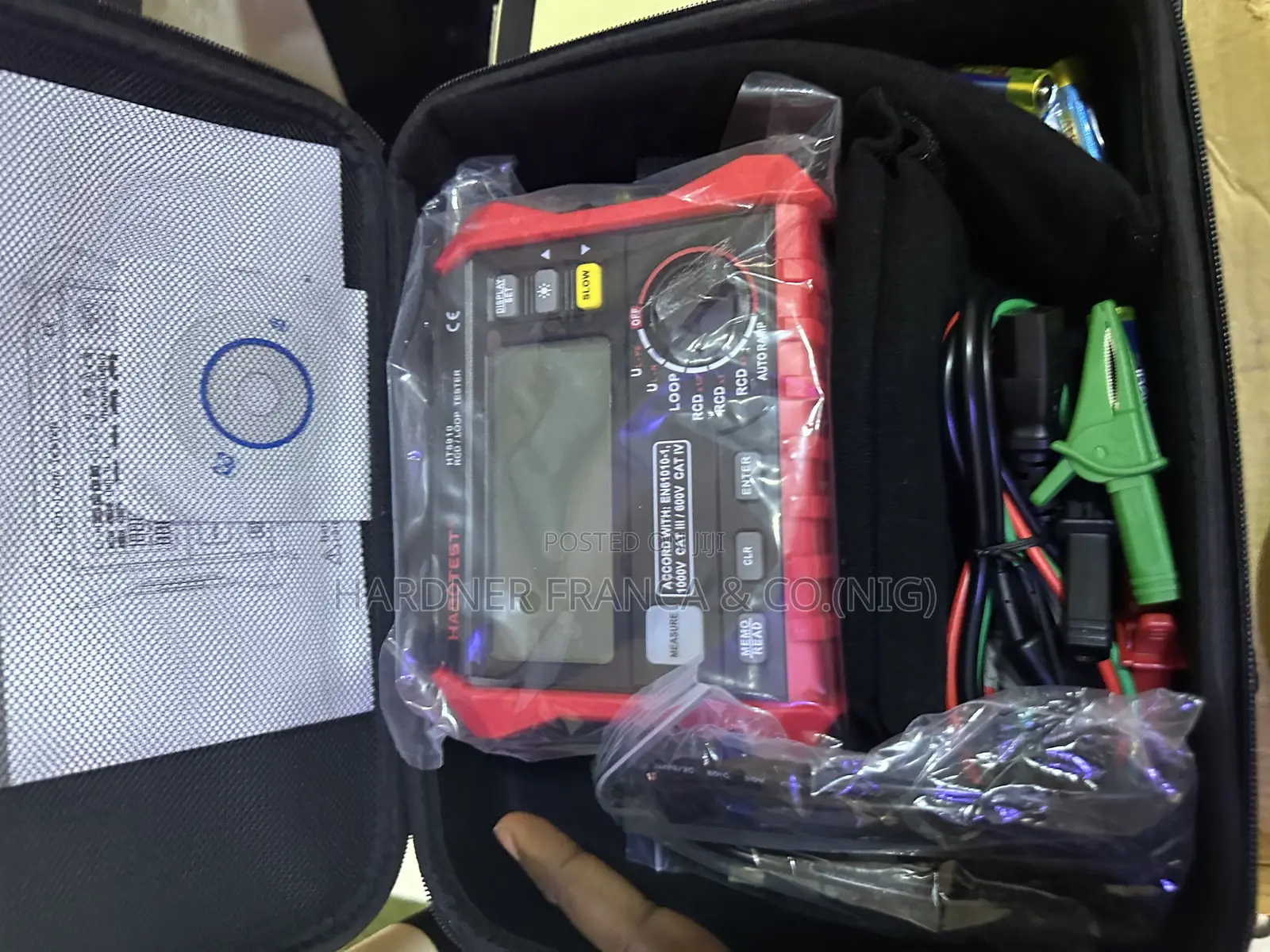 RCD/Earth Loop Tester