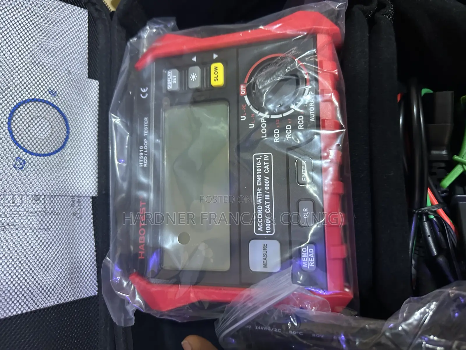 RCD/Earth Loop Tester