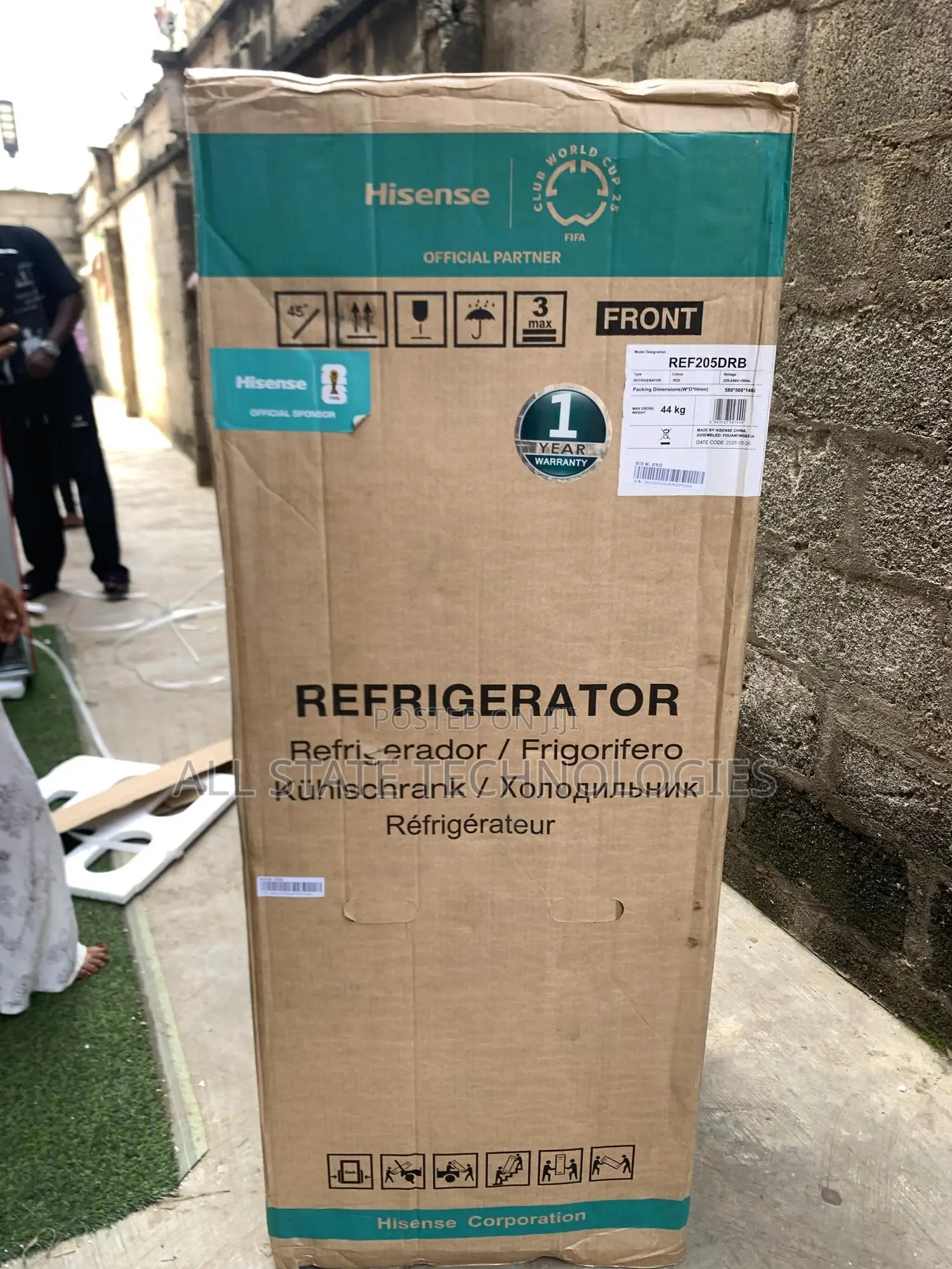 Hisense Ref 205 DRB 204l Refrigerator With User-Friendly Design