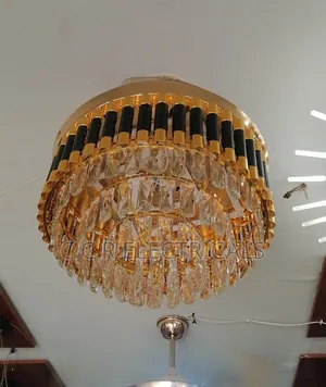 Fan Chandelier Light With Bluetooth Speaker