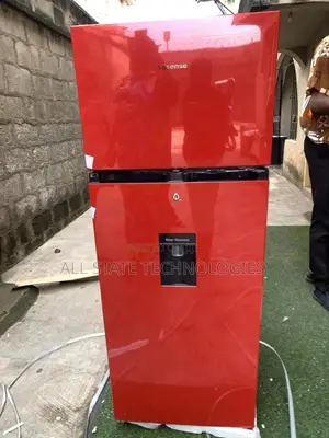 Hisense Ref 205 DRB Red Double Door Fridge With Modern Design