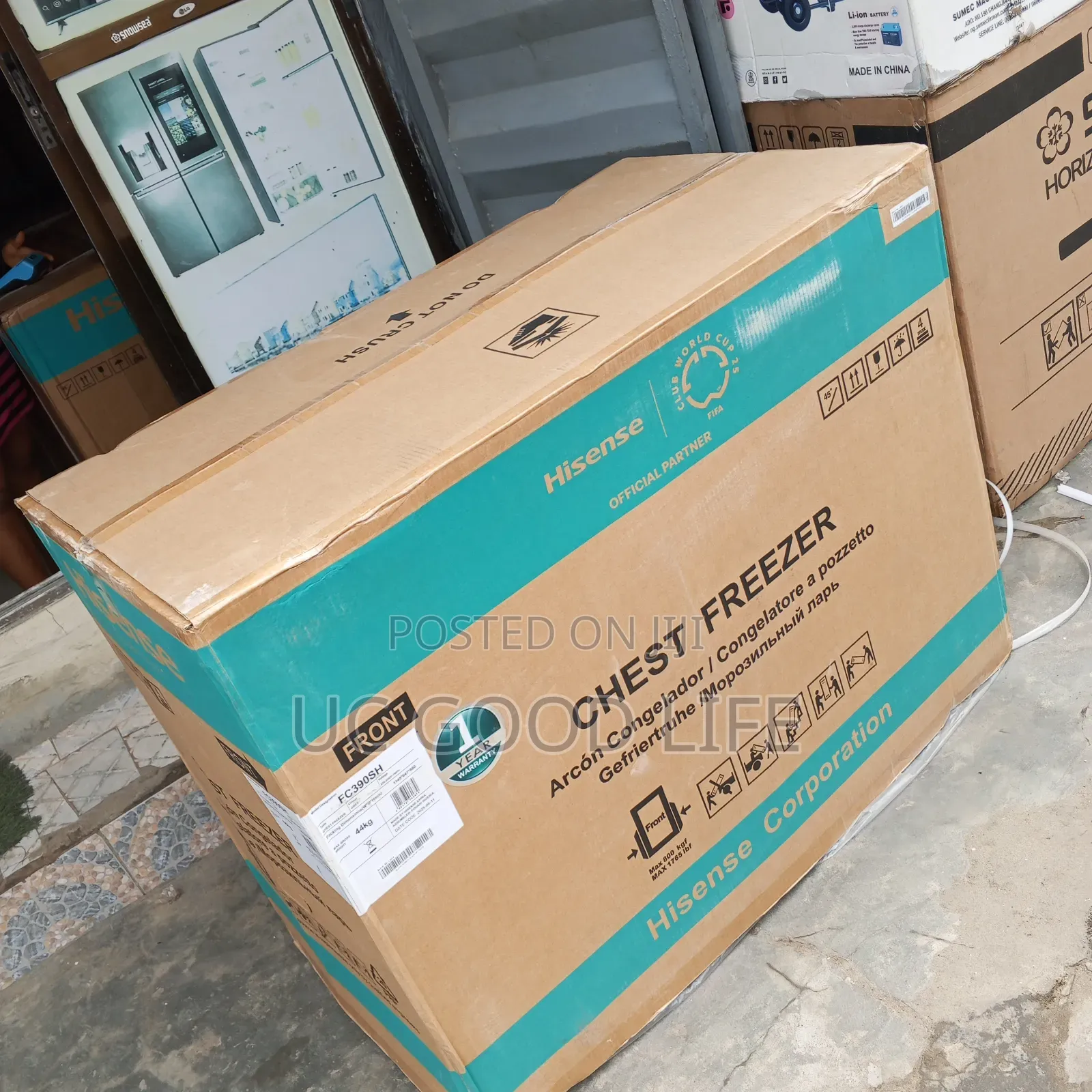 297 Liter Hisense Deep Freezer.