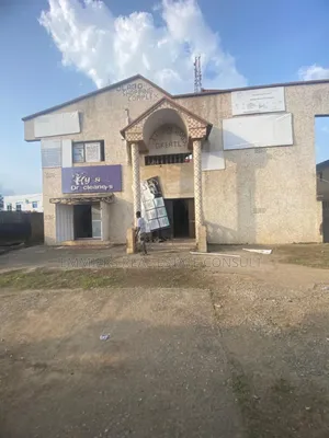A Commercial Complex Building Facing The Road At Egbeda, Lagos.