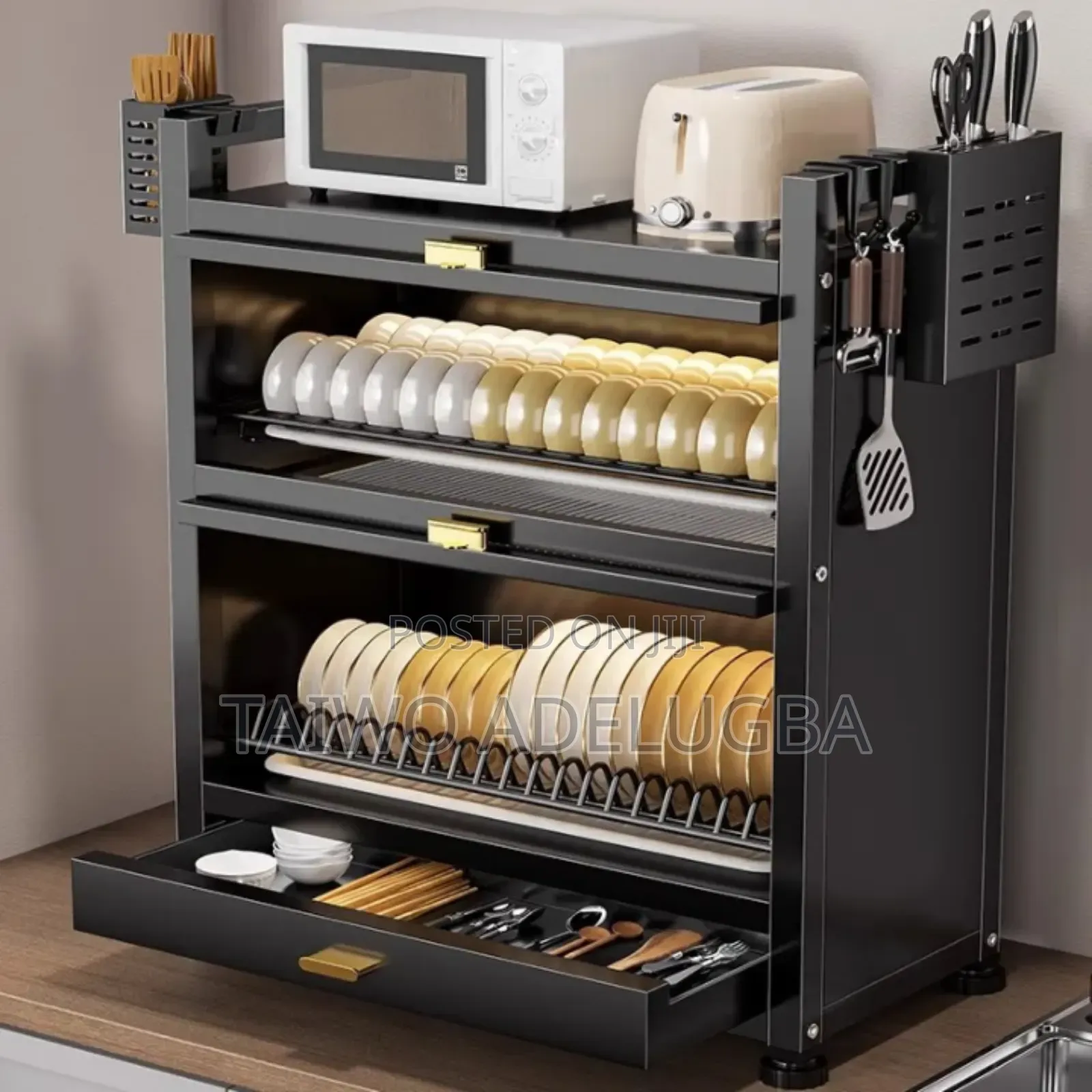 Fully Covered Dish Rack