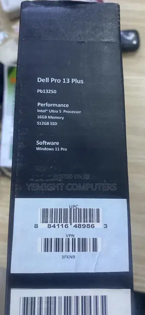 New Laptop Dell Pro 13 16GB Intel Core Ultra 5 SSD 512GB