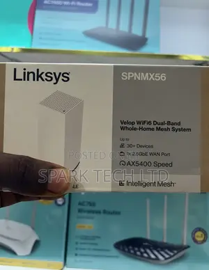 Linksys Velop Wi-Fi 6 Dual-Band Whole-Home Mesh System