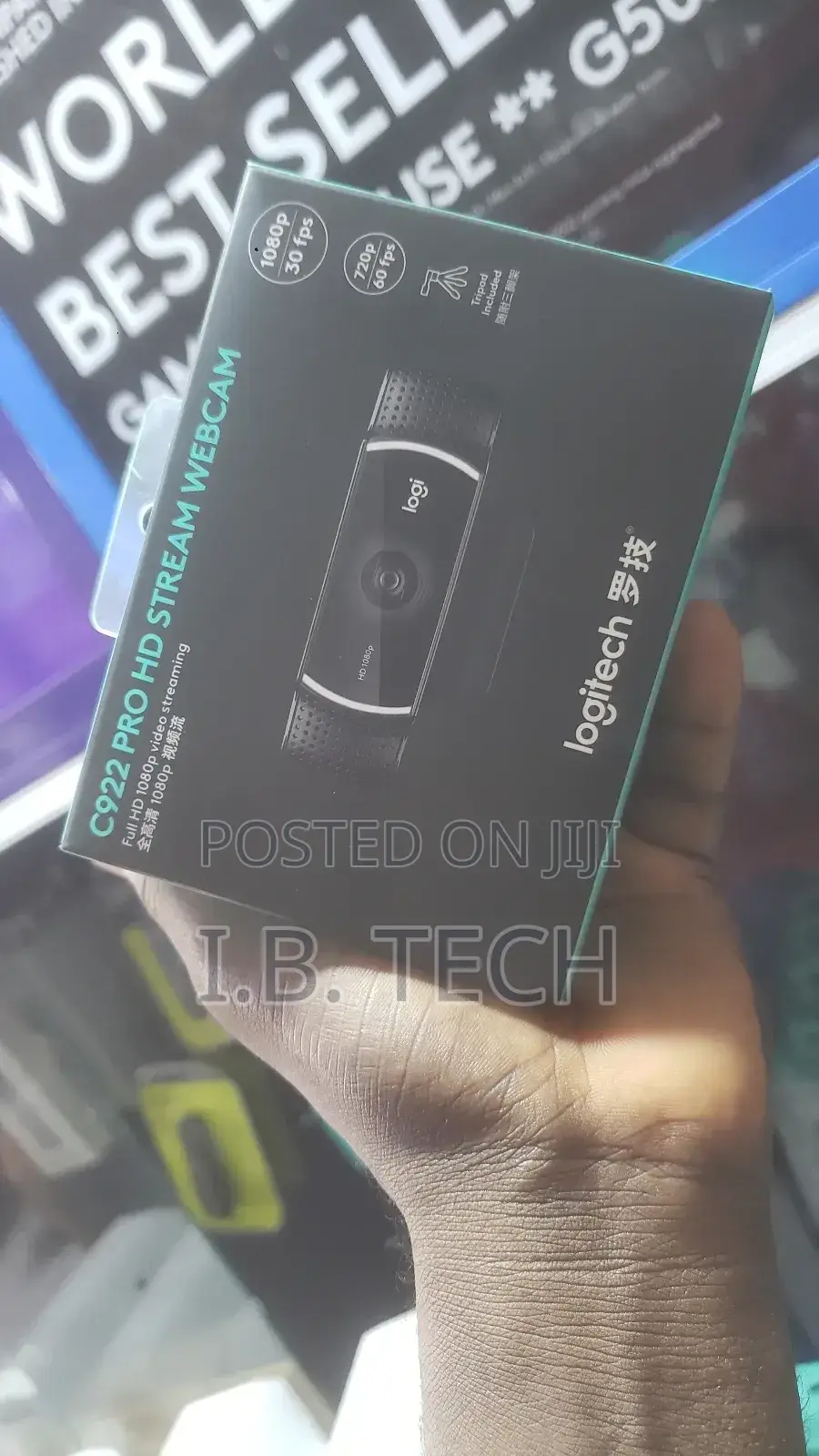 Logitech C922 Hd Stream Webcam 1080p