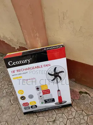 18′′ Century Rechargeable Fan Strong Airflow
