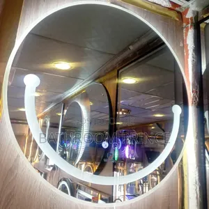 Round Led Mirror With Front Light