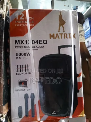 12 Inches Portable Party Speaker 5000w