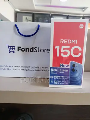 New Xiaomi Redmi 15C 4G 128 GB Black