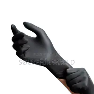 Ultraguard Black Latex Gloves – Powder-Free, Non-Slip