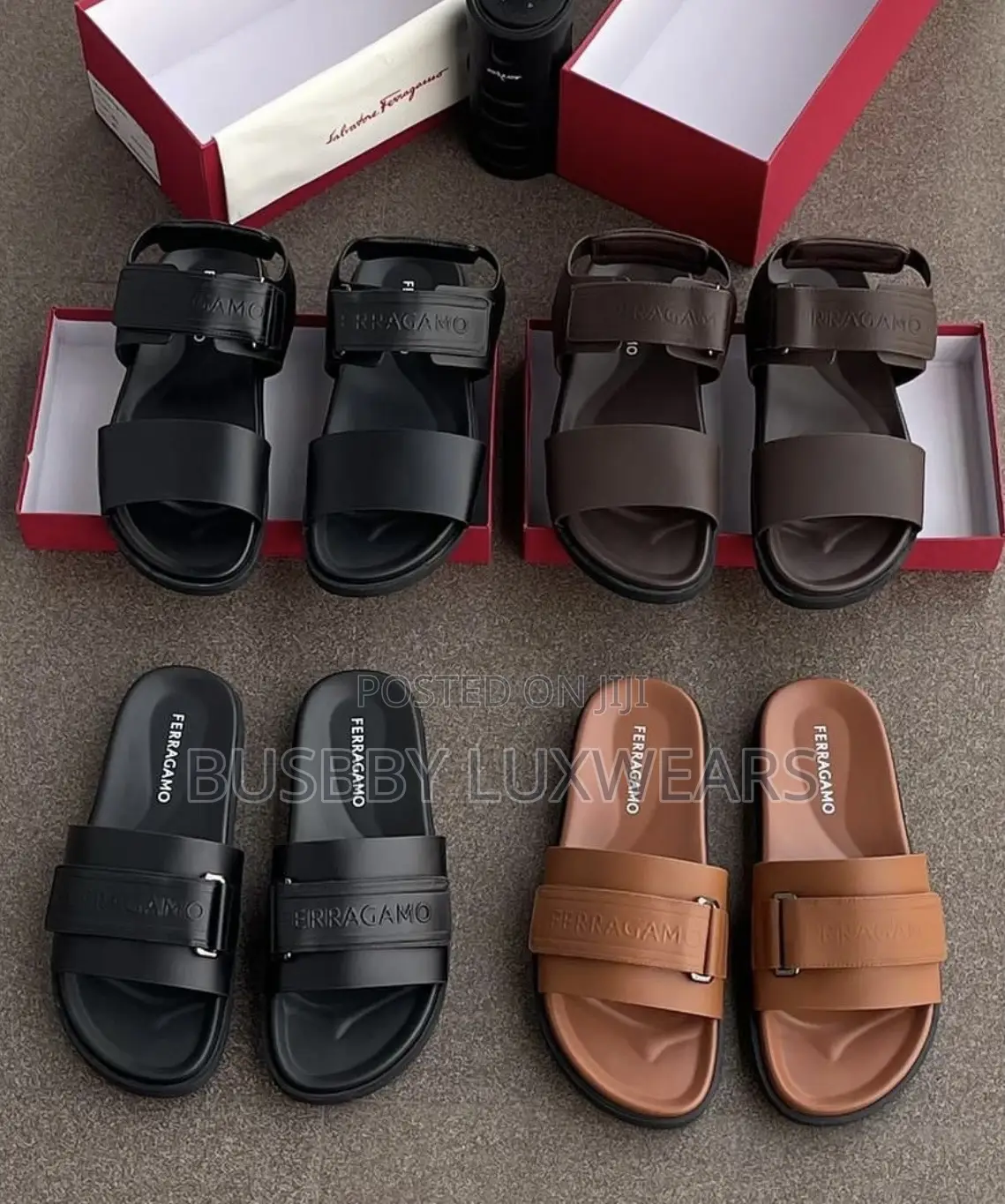 Ferragamo Mens Slippers