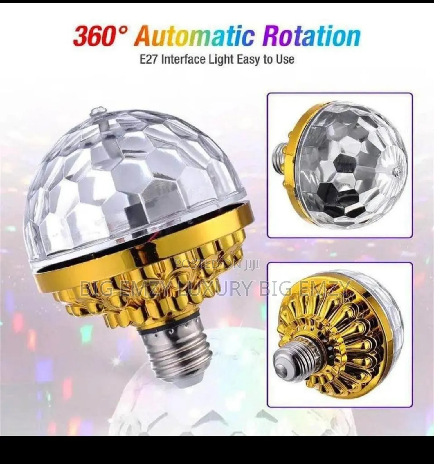 Rotatable Christmas Bulb Light