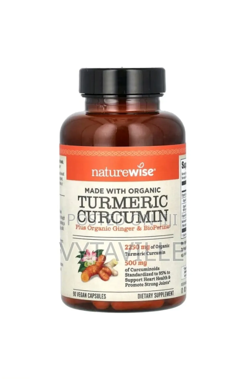 Naturewise Turmeric Curcumin Capsules X 90