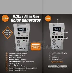6.3kva Solar Generator