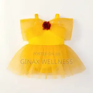 Baby Girl Romper Dress With Huge Shoulder Bow