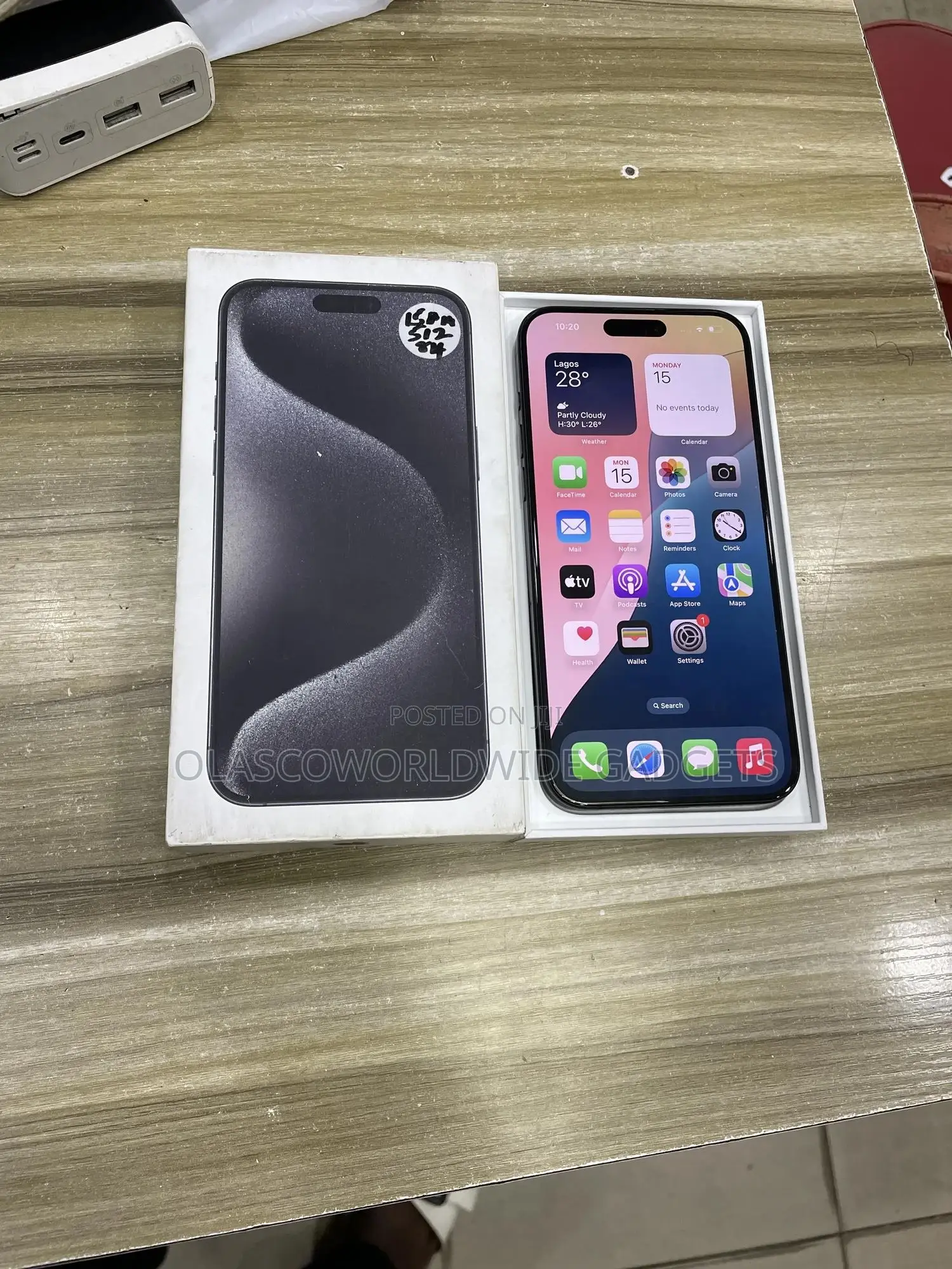 Apple iPhone 15 Pro Max 512 GB Black