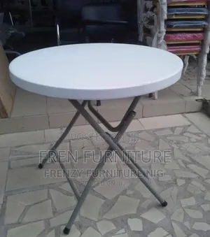 Round Fordable Table Available