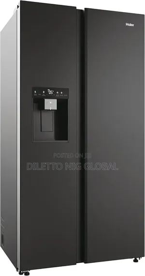 Haier Side by Side Fridge Freezer With Ice Dispenser