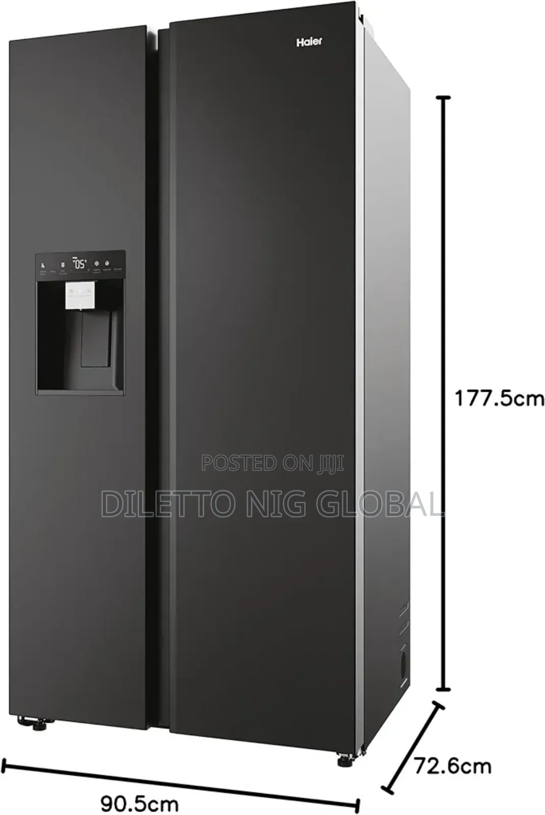 Haier Side by Side Fridge Freezer With Ice Dispenser