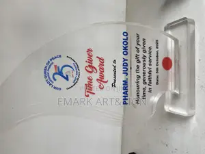 Printing on Award Acrylic