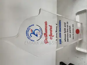 Printing on Award Acrylic