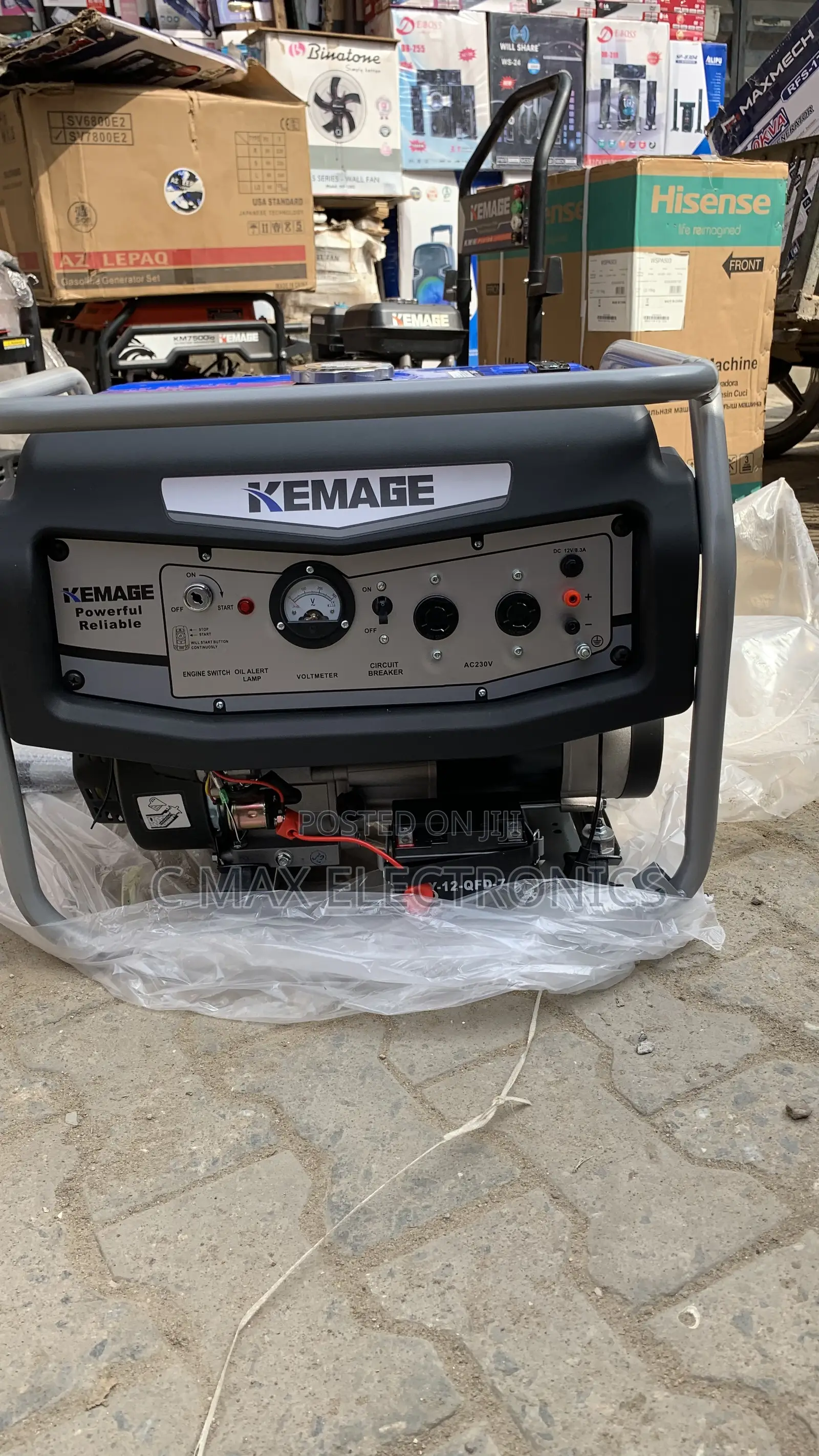 Kemage Petrol 4.5kva Key Remote Control 100% Copper Coil for sale - C ...