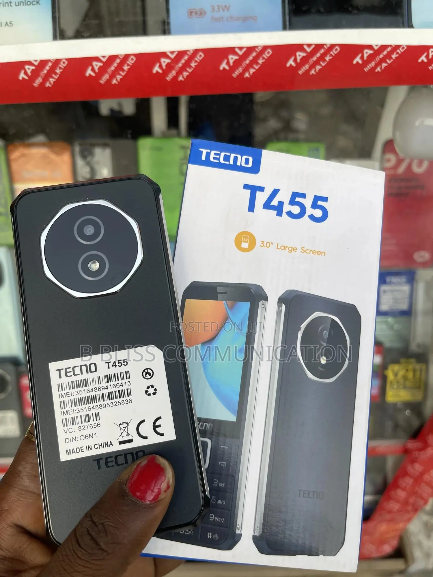 New Tecno T454 Black
