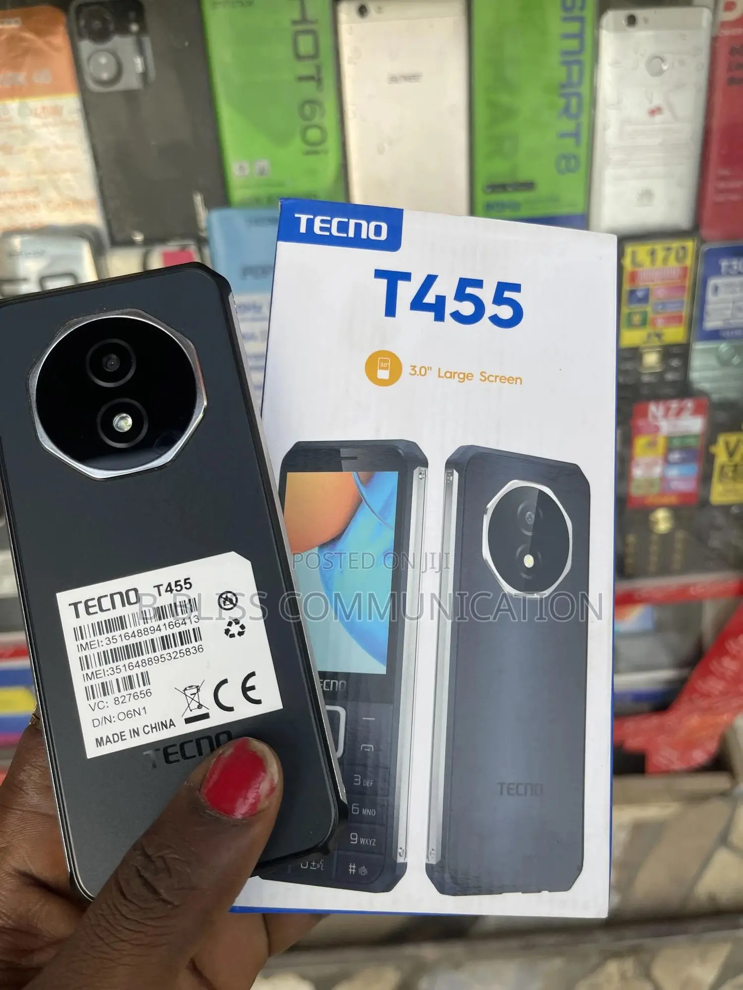 New Tecno T454 Black
