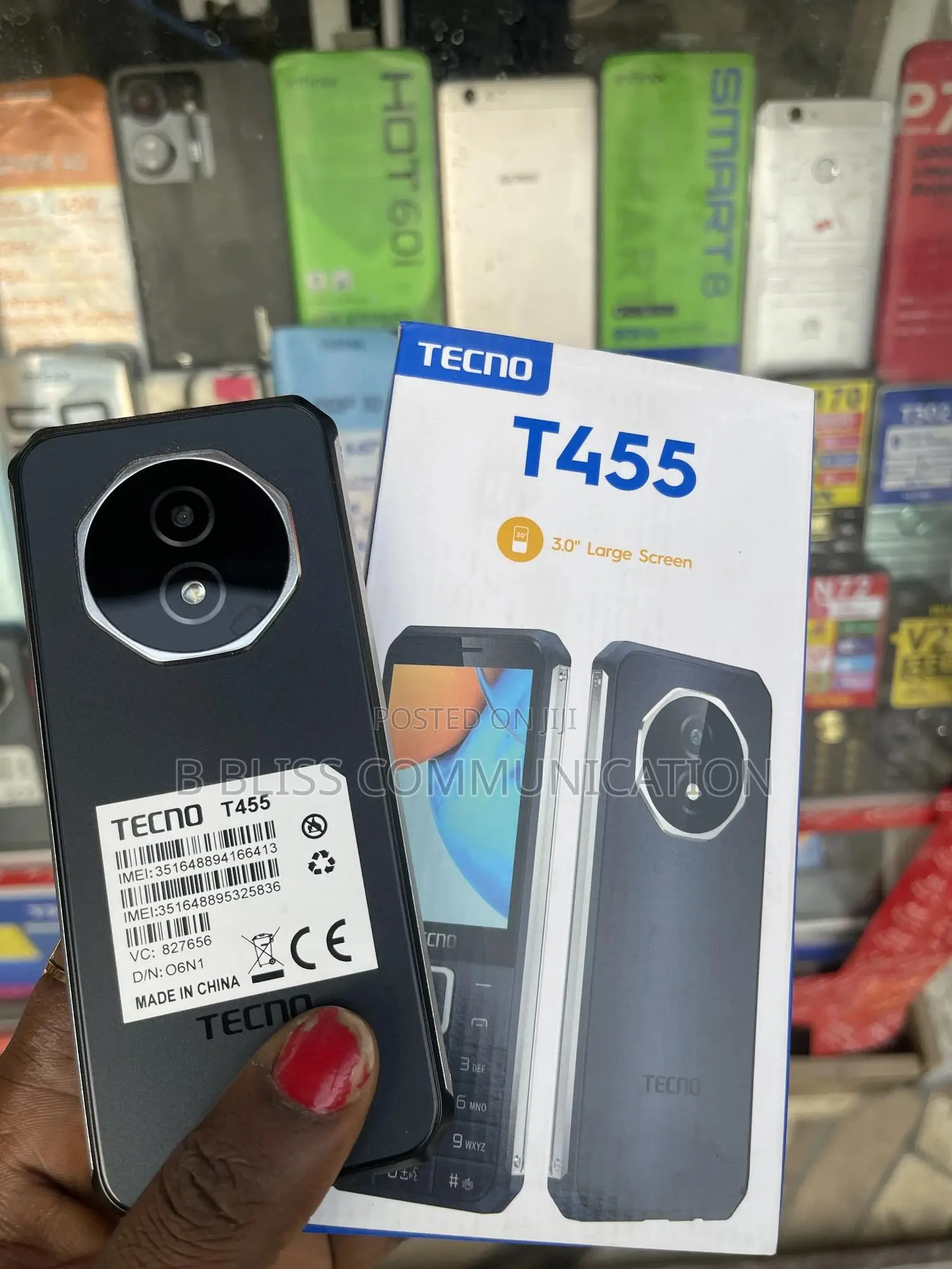 New Tecno T454 Black