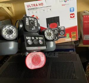 CCTV Solar Powered Dual Lens PTZ CCTV Camera