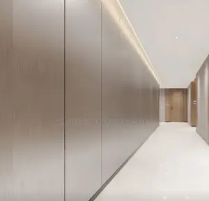 Metal Wood Veneer Panel