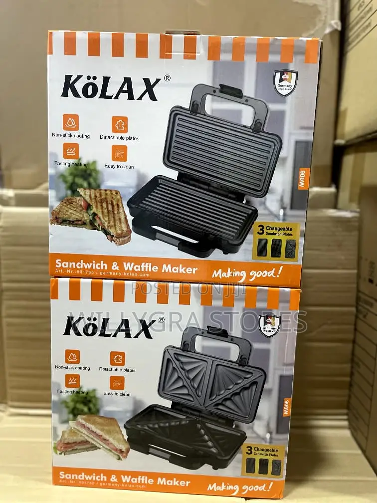 Kolax 3-in-1 Sandwich Maker,Grill And Sandwich Press