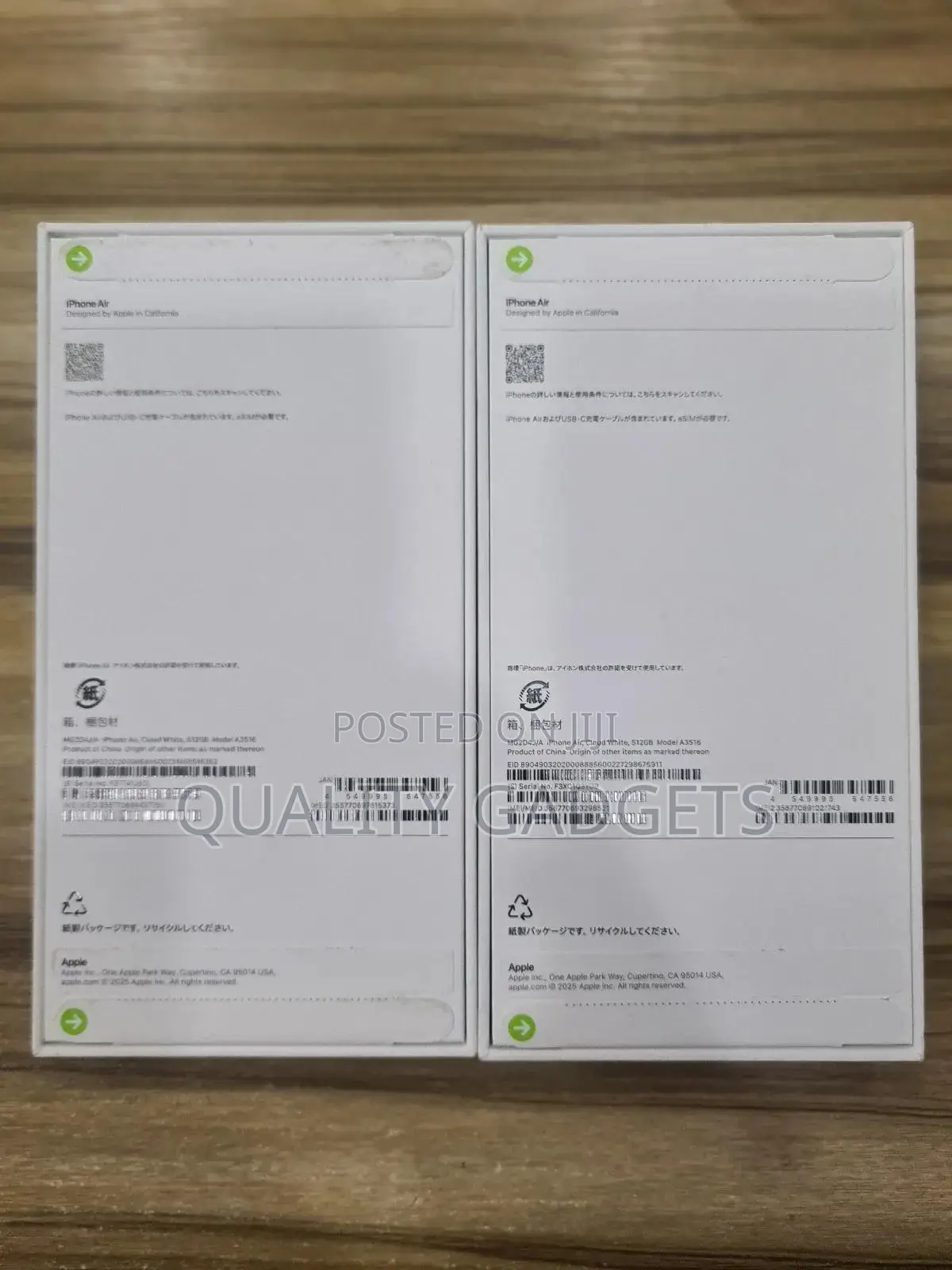 New Apple iPhone Air 256 GB White