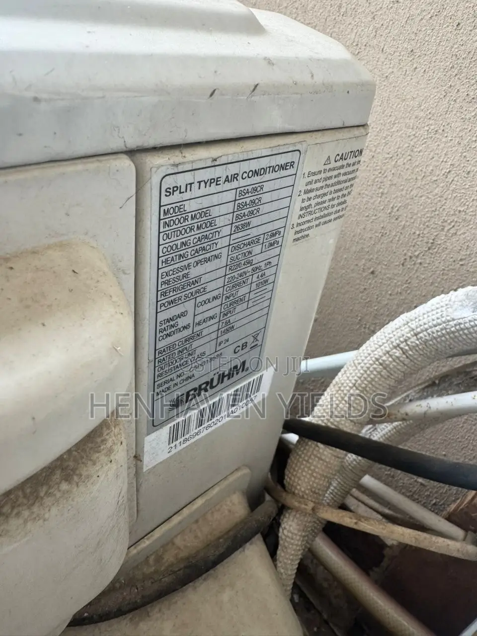 Bruhm Air Conditioner