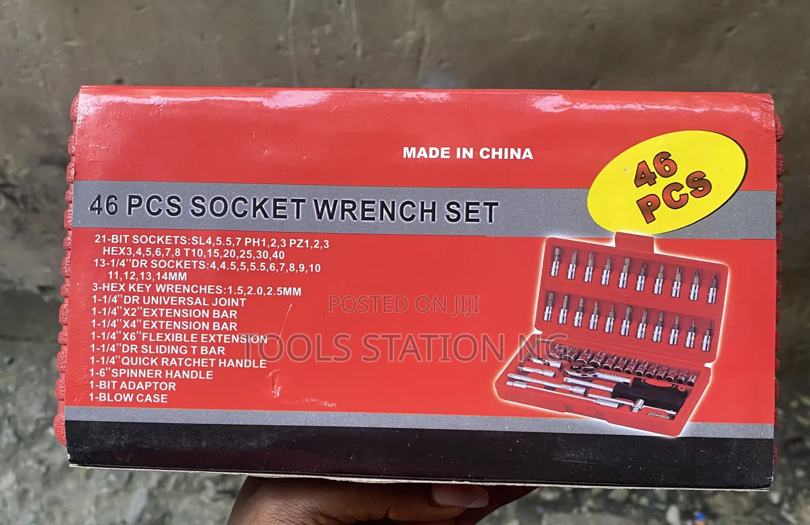46 PCS Socket Wrench Set