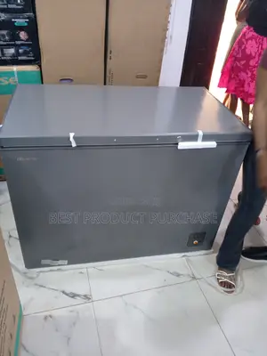 New Hisense 250l Deep Chest Freezer Fc-340sh Silver With Power Indicat