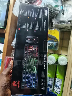 Raiku R905 Wireless Keyboard and Mouse Led Light-Emitting Gaming