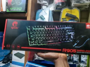 Raiku R905 Wireless Keyboard and Mouse Led Light-Emitting Gaming