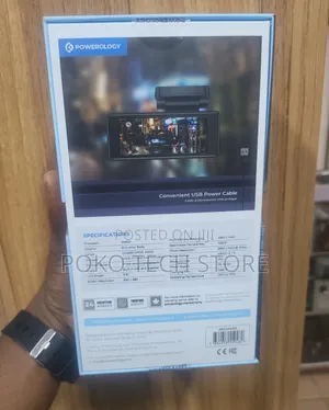 Powerology Cam2k1 Dual Recording Dash Camera.