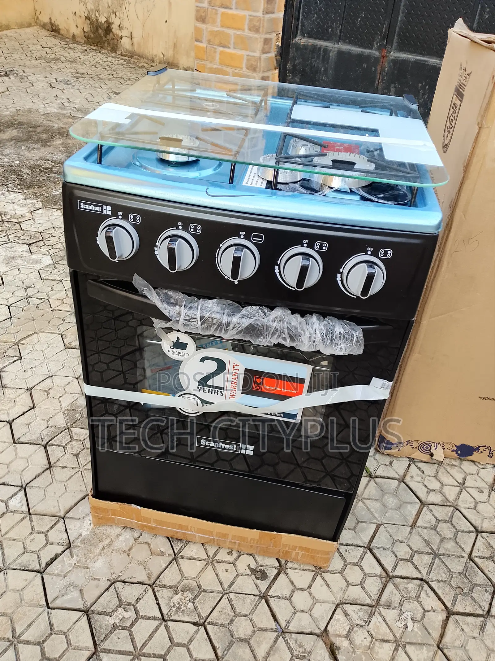 Scanfrost Sfc5401b Gas Cooker With Solid Build