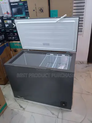 New Silver Hisense Chest Freezer Fc-340sh 250 Liters With Warranty